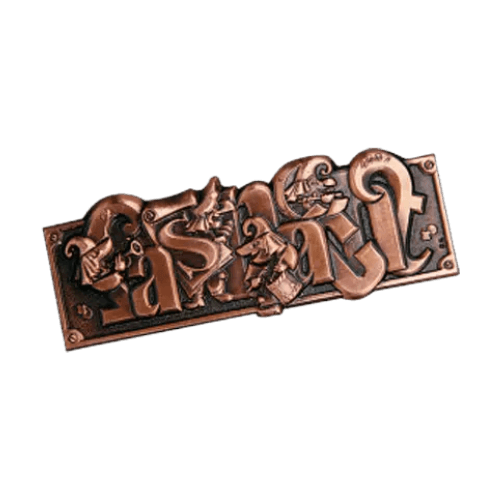 Basler Fasnacht - Blaggedde 2026 Kupfer - Rhymühli Waggis 1980