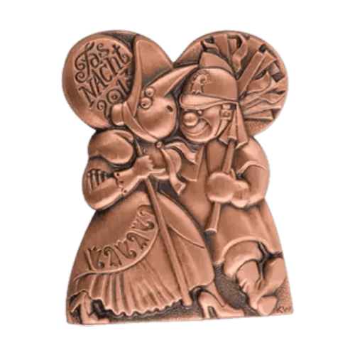 Basler Fasnacht - Blaggedde 2026 Kupfer - Rhymühli Waggis 1980