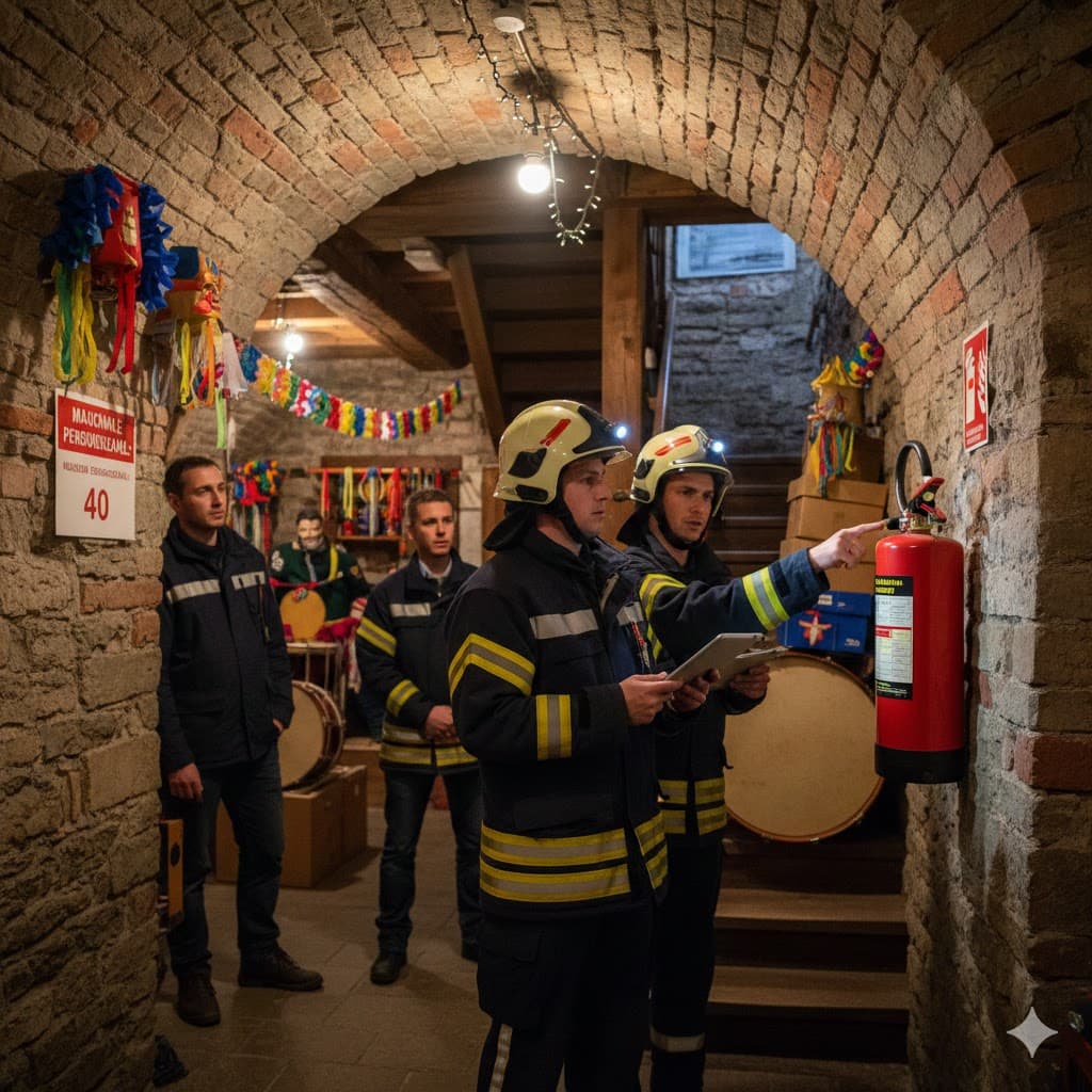 Strenge Brandschutzkontrollen in 70 Cliquenkellern